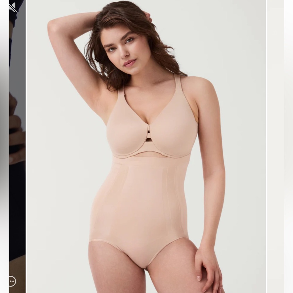 SPANX OnCore High-Waisted Brief in Soft Nude Size XL